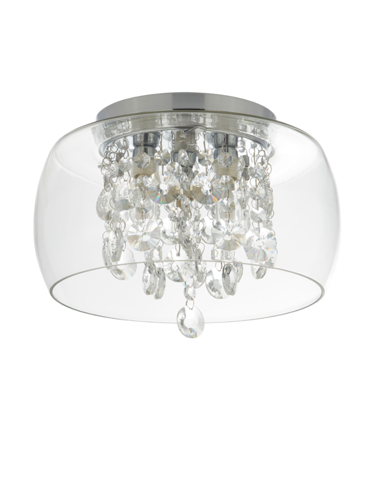 Elegante Badezimmerlampe „Curva“ Ø 28 cm Searchlight