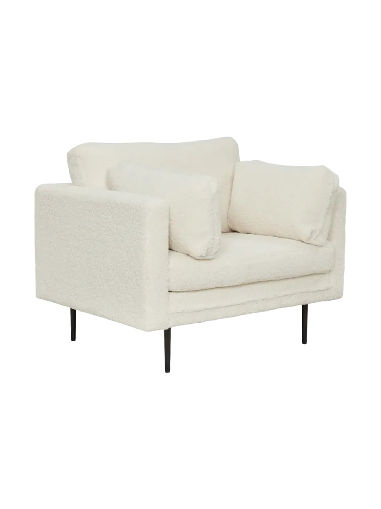 Design Samtsessel „Boom“ Creme VE DESIGN