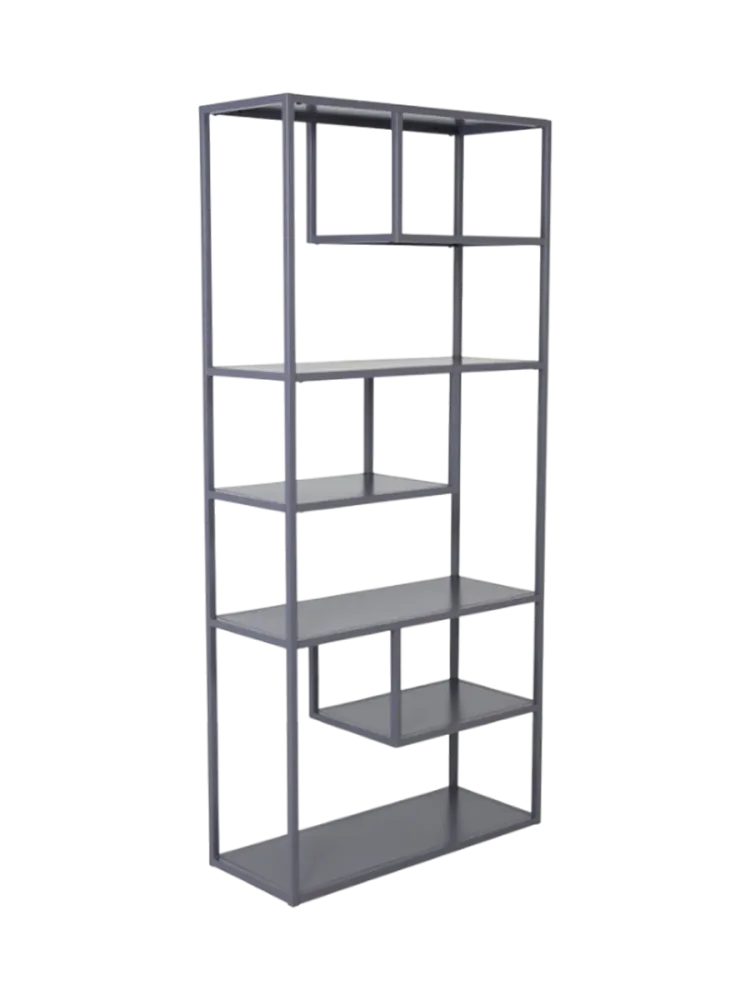 Design Regal „Staal“ aus Metall Grau VE DESIGN