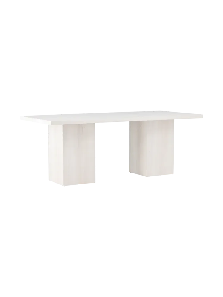 Rechteckiger Esstisch „Olga“ 200 x 100 cm Schwarz VE DESIGN