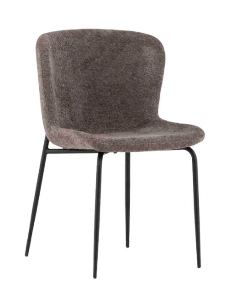 Stuhl 2er-Set Mando Braun B 48 cm - Stuhl 2er-Set
