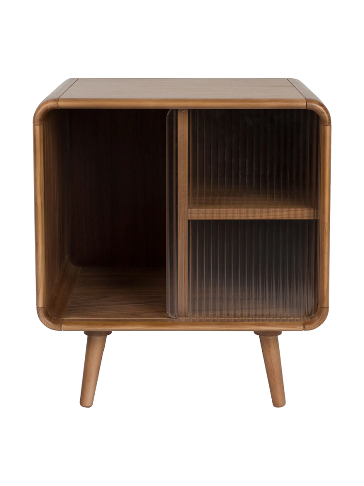 Massivholz Design Beistelltisch & Nachtisch „Rise“ Zuiver
