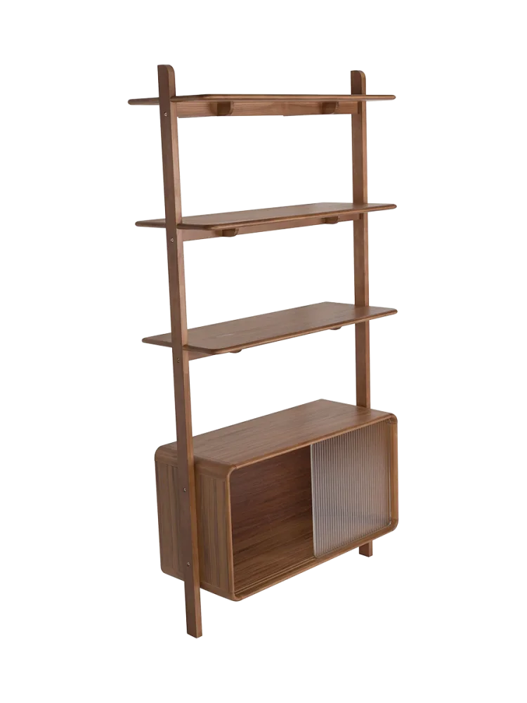 Massivholz Design Regal „Rise“ Zuiver
