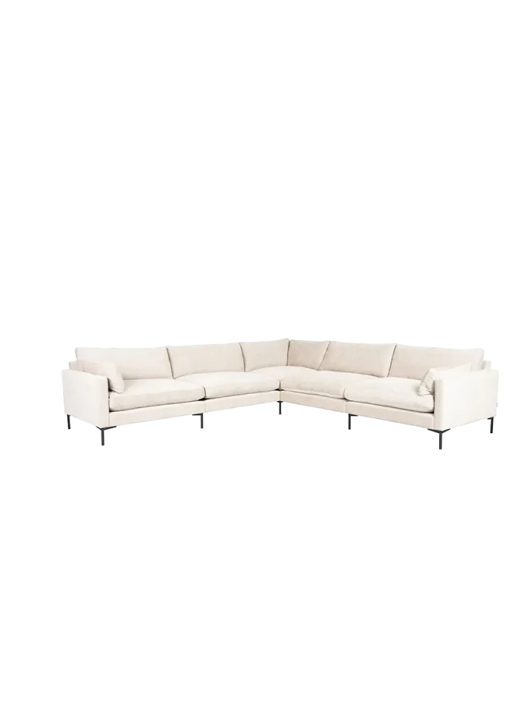 Grosses 7-Sitzer Design Ecksofa „Summer“ Zuiver