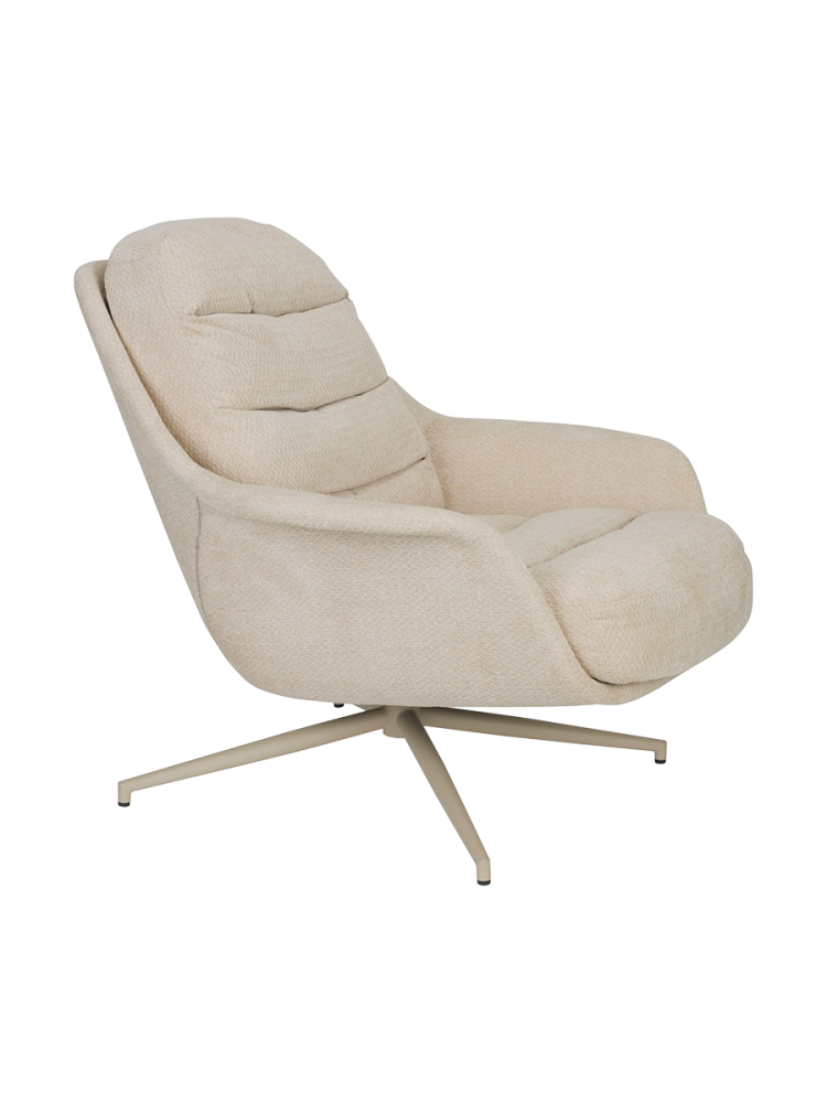 Drehbarer Design Loungesessel „Philly“ Zuiver