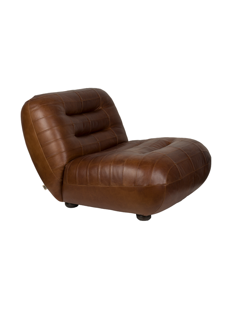 Echtleder Design Loungesessel „Wyatt“ Dutchbone