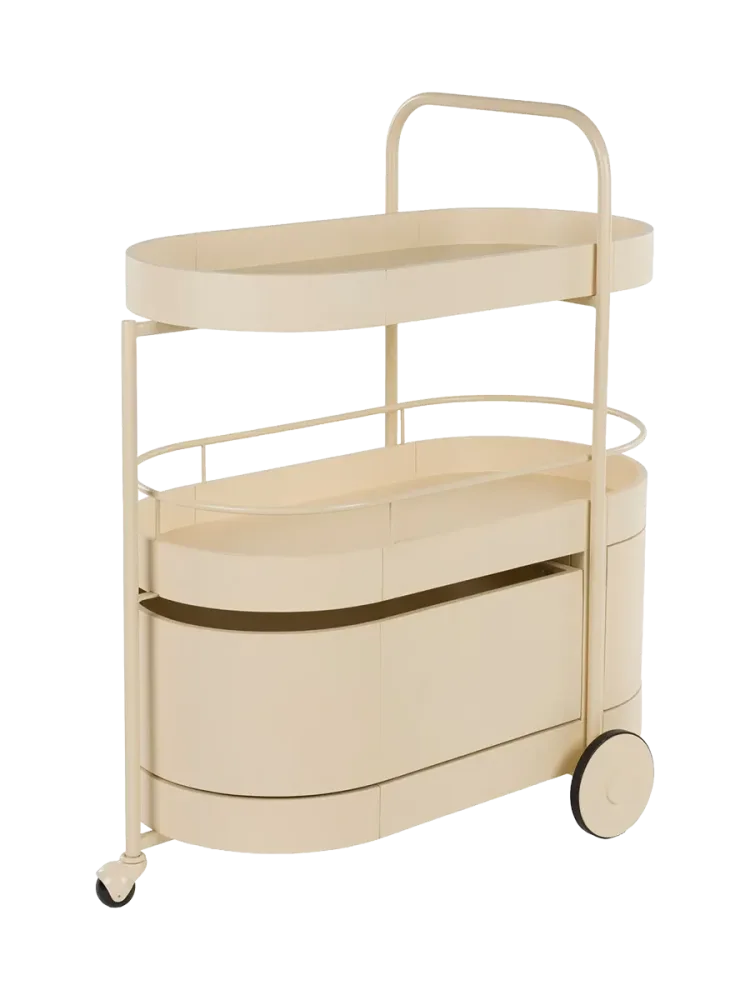 Grosser Design Servierwagen „Wim“ Zuiver