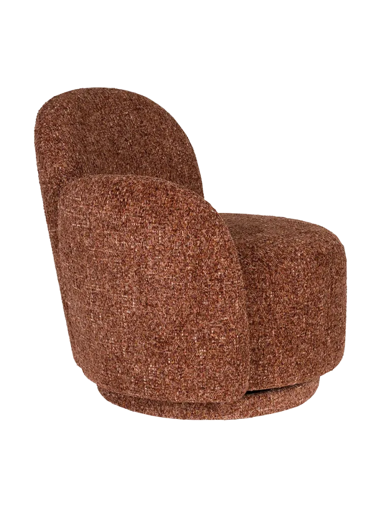 Drehbarer Design Loungesessel „Rose“ Dutchbone