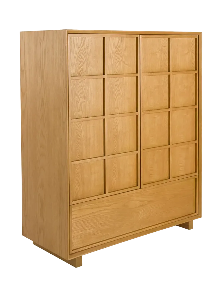 Massives Design Highboard „Raster“ Zuiver