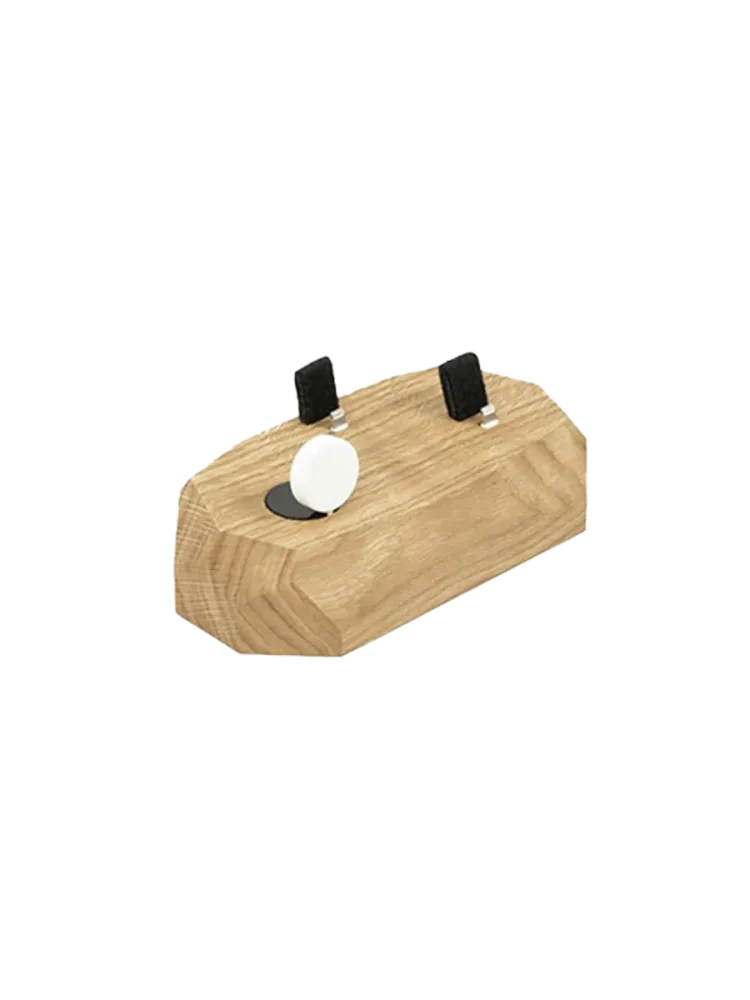 Kabelloses Ladegerät „Triple Doc“ aus Eichenholz Natural Oakywood