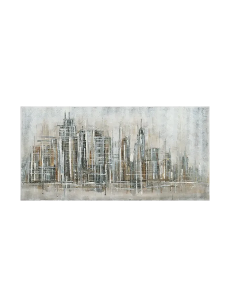 image LAND Bild New York Abstrakt Grau | Schubiger Möbel