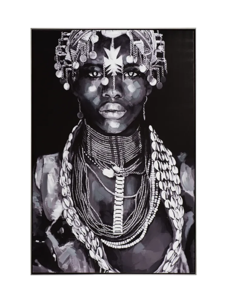 image LAND Bild Afrikanische Schönheit mit Schmuck  | Schubiger Möbel