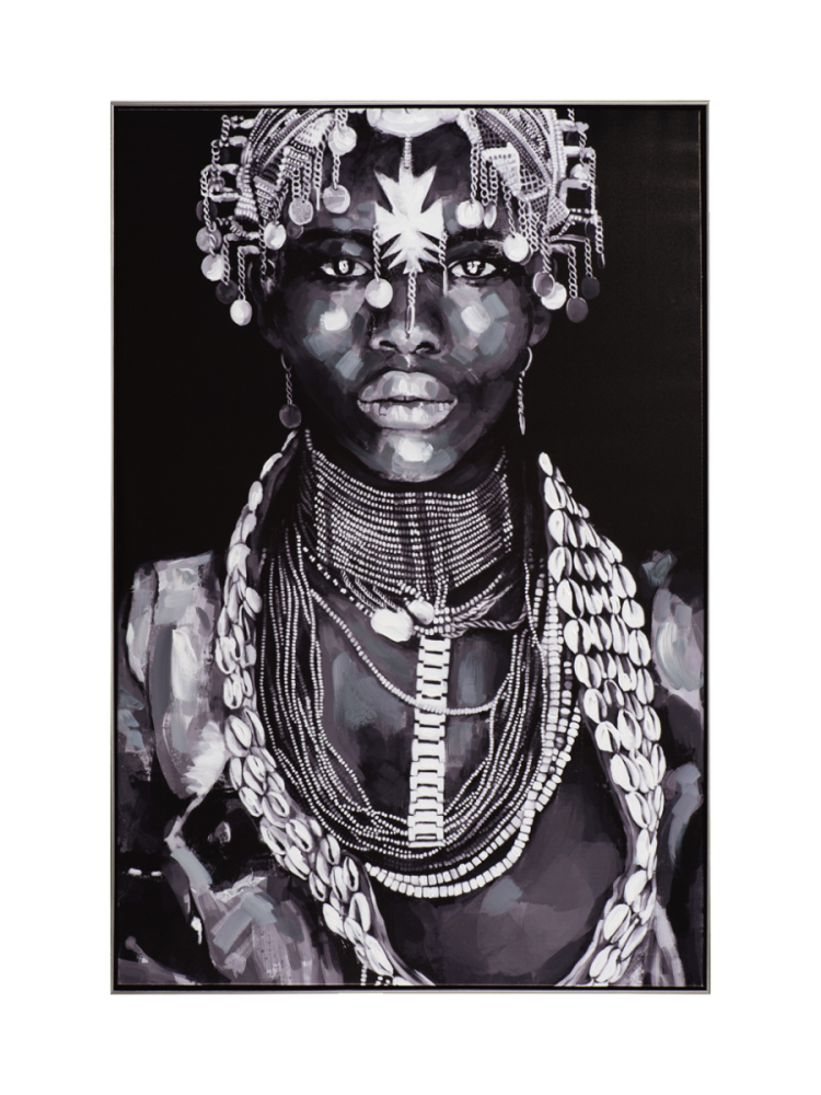image LAND Bild Afrikanische Schönheit mit Schmuck  | Schubiger Möbel
