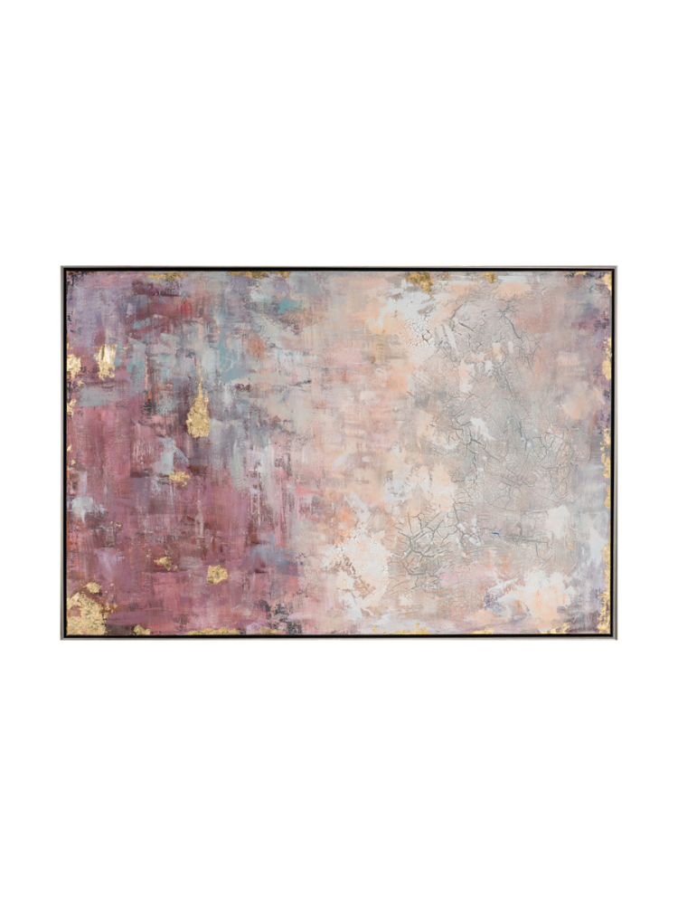image LAND Bild Abstrakt in Rosa mit Gold Mehrfarbig | Schubiger Möbel