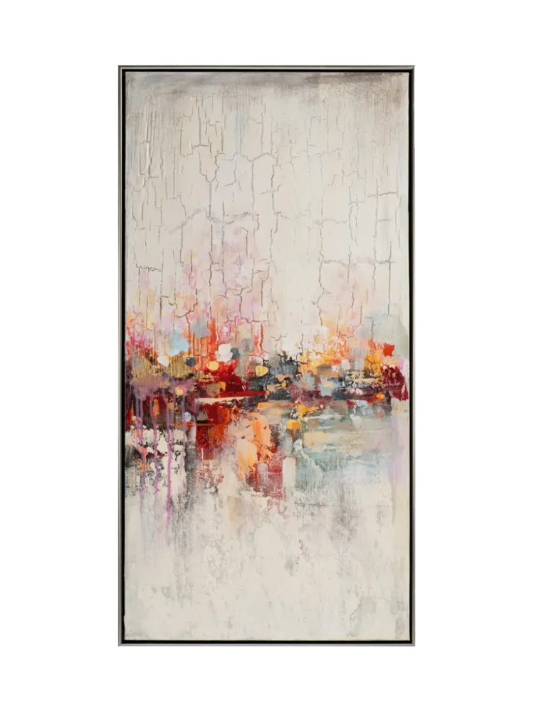 image LAND Bild mit Rahmen Abstrakt mit Orange Orange | Schubiger Möbel
