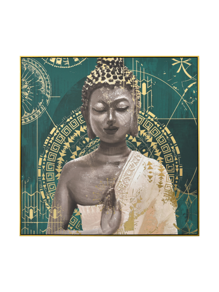 image LAND Gemälde Meditierender Buddha  | Schubiger Möbel