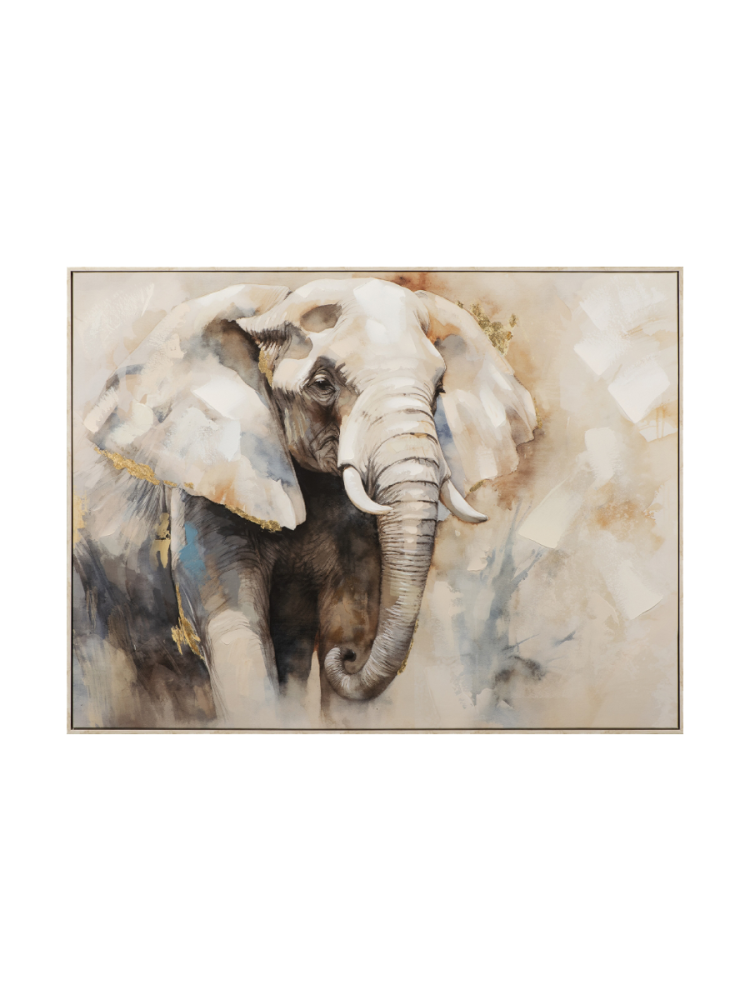 image LAND Gemälde Grey Coloured Elephant  | Schubiger Möbel