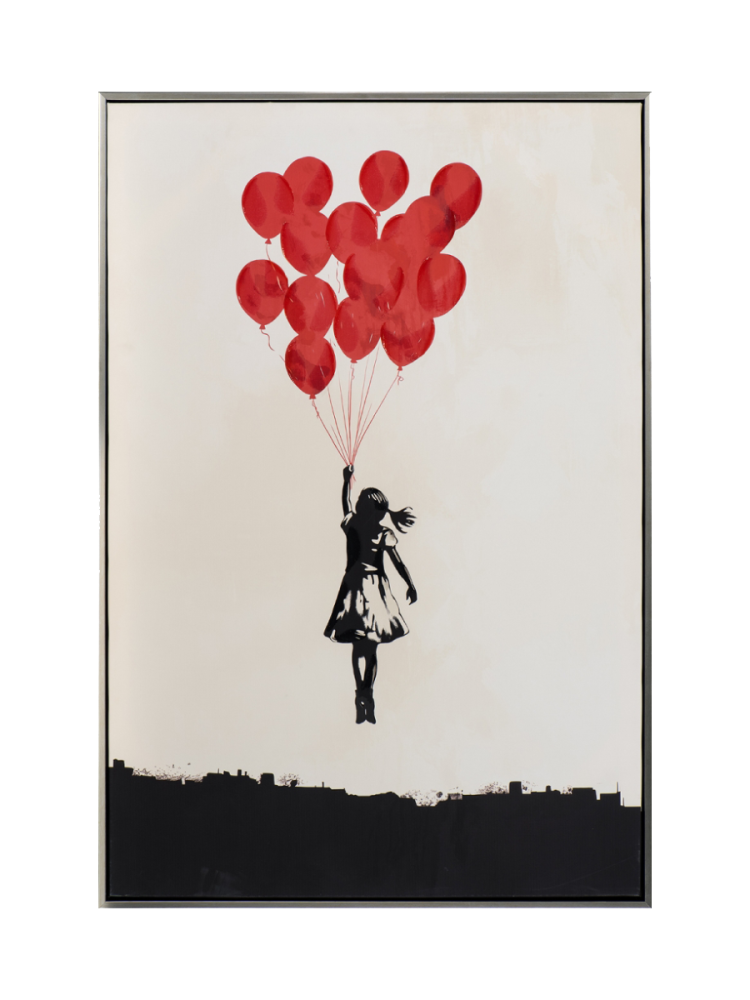 image LAND Bild Flying Ballon Girl  | Schubiger Möbel