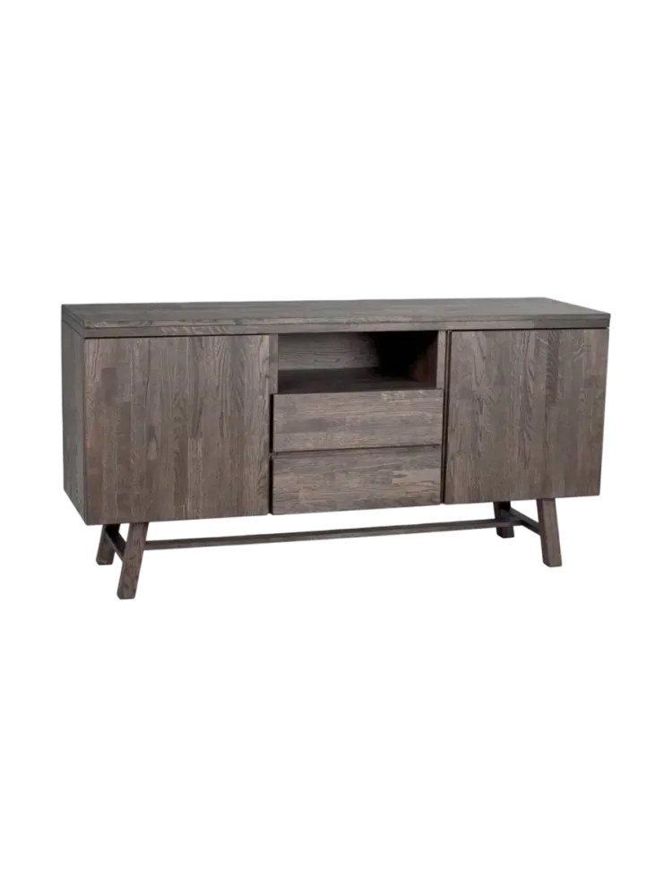 Design Sideboard „Brooklyn“ aus massiver Eiche Rowico