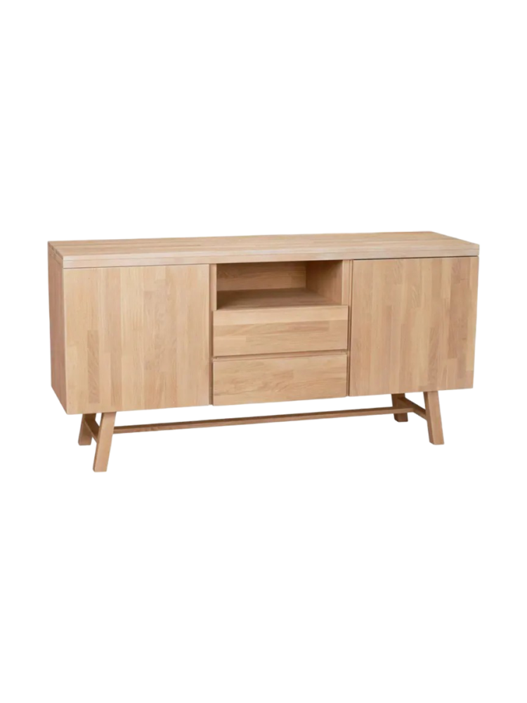 Design Sideboard „Brooklyn“ aus massiver Eiche Rowico