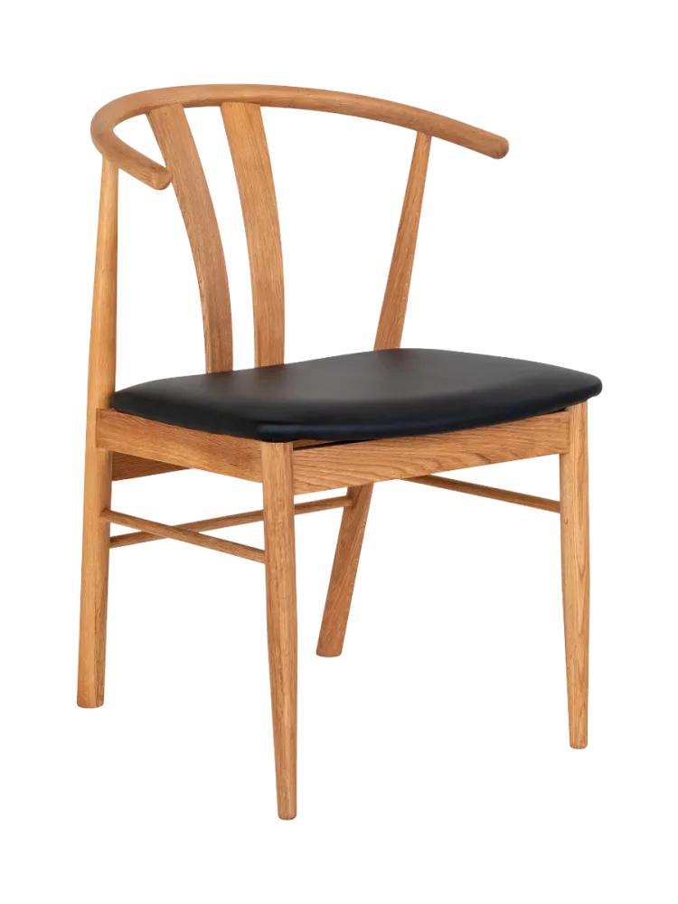HOUSE NORDIC Stuhl ARTENARA Schaum natürliches holz