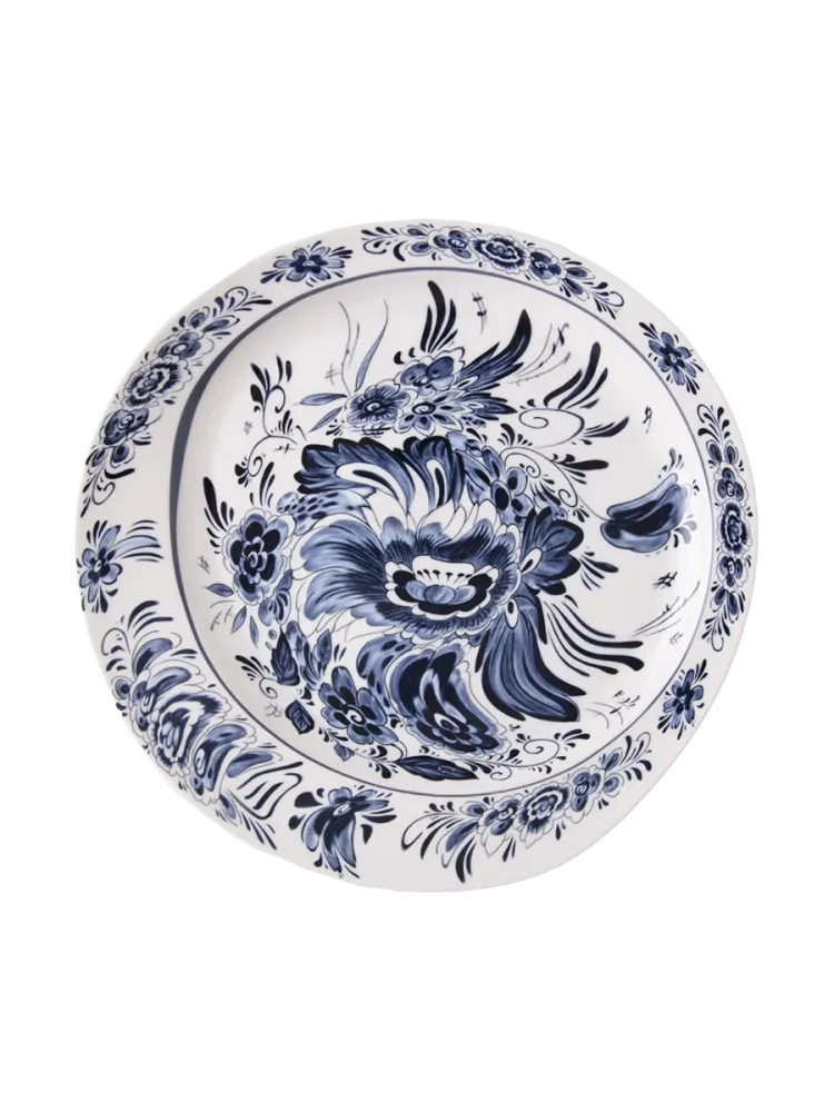 Design Speiseteller „Hollandia Flowers“ aus Porzellan Seletti