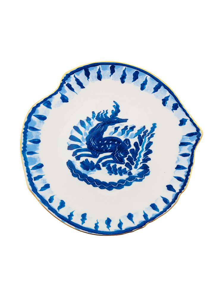 Design Salat- & Dessertteller „Deer“ aus Porzellan Seletti