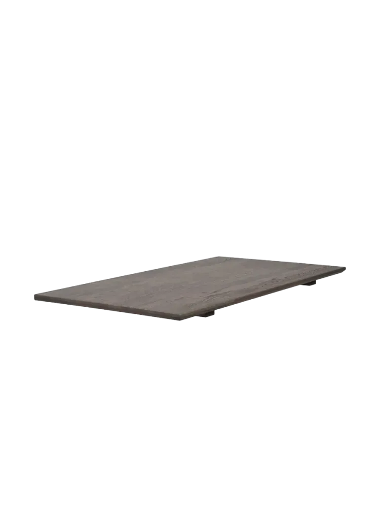 Ausziehbarer Esstisch „Filippa“ aus massiver Eiche, 180-280 x 90 cm - Dunkelbraun Rowico