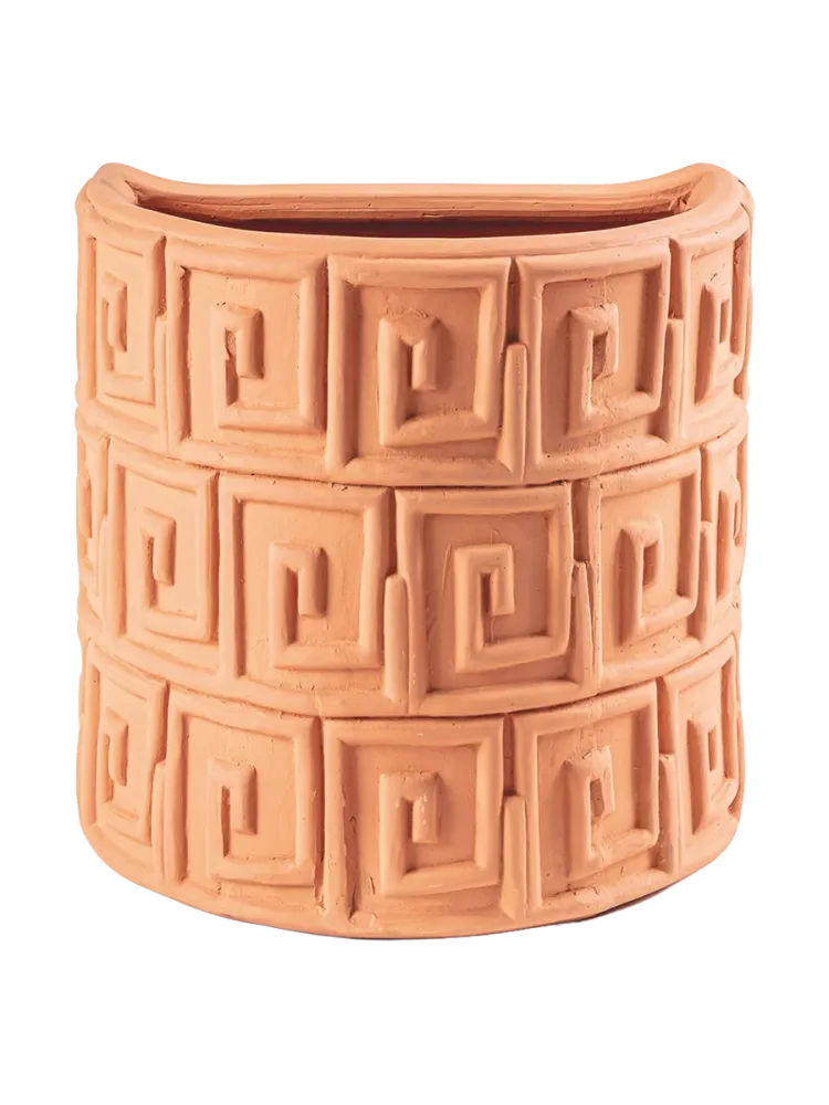 In- & Outdoor Design Wand-Blumentopf „Magna Graecia Greche“ Seletti