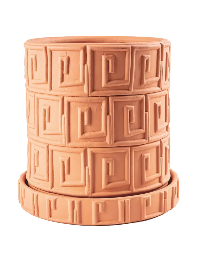 In- & Outdoor Design Blumentopf „Magna Graecia Terracotta Greca“ Seletti