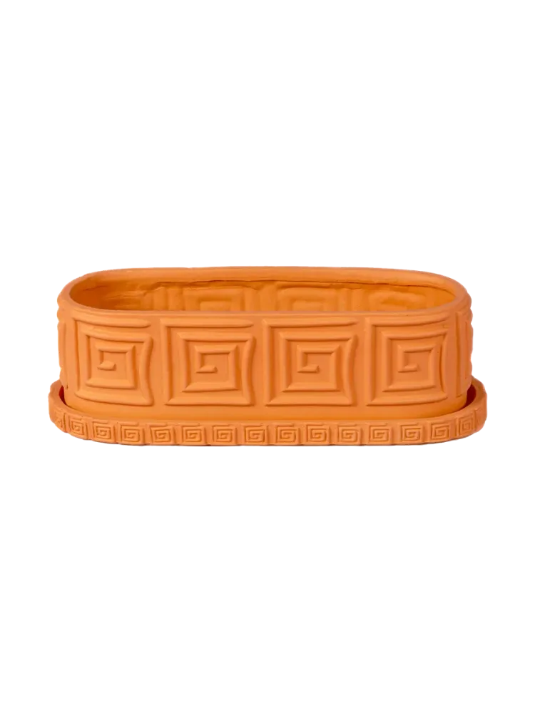 In- & Outdoor Design Blumentopf „Magna Graecia with Saucer“ Seletti