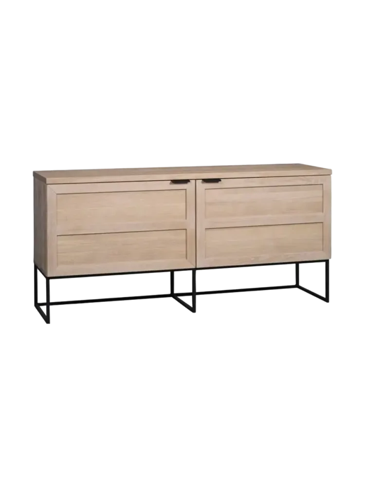 Design Sideboard „Everett“ aus massiver Eiche Rowico