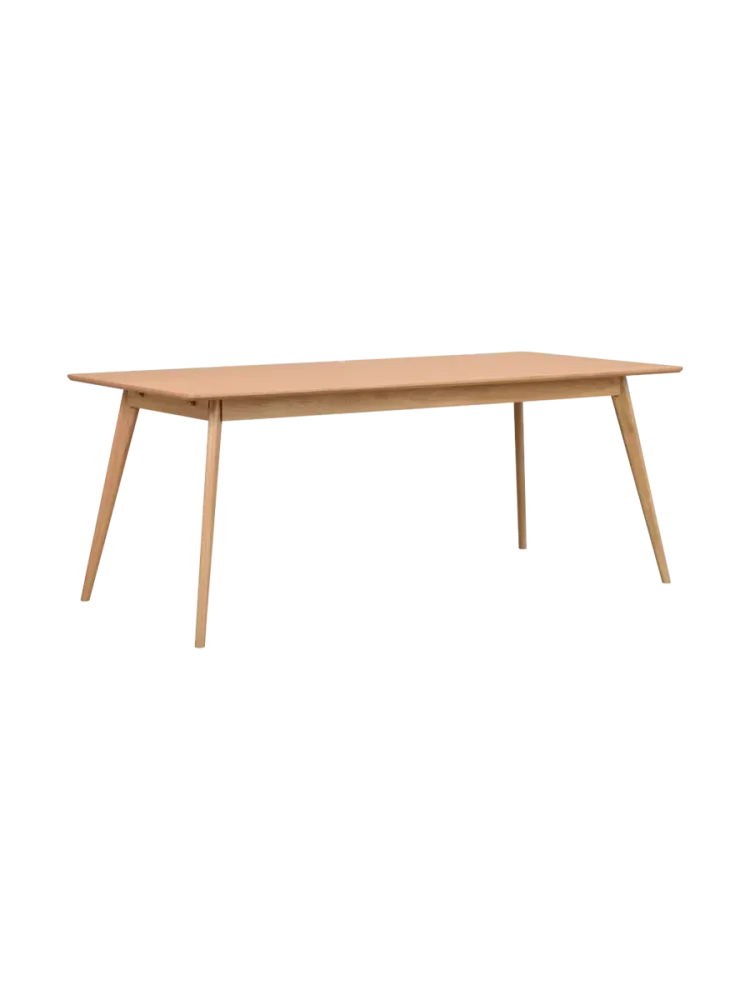 Ausziehbarer Esstisch „Yumi“ 190-280 x 90 cm - Eiche Natur Rowico