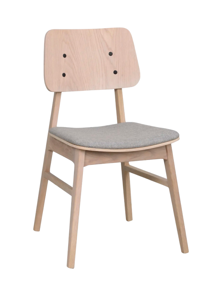 Design Stuhl „Nagano“ aus massivem Eichenholz Rowico