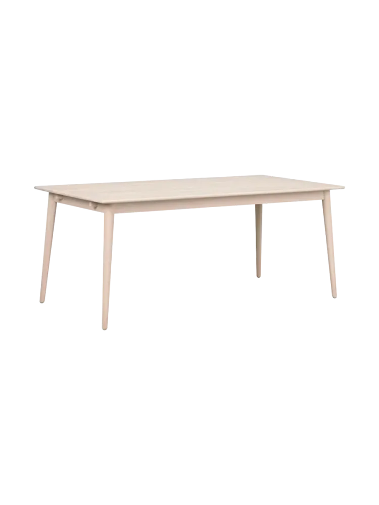 Massivholz Esstisch „Tyler“ 180-280 x 90 cm, Eiche hell Rowico
