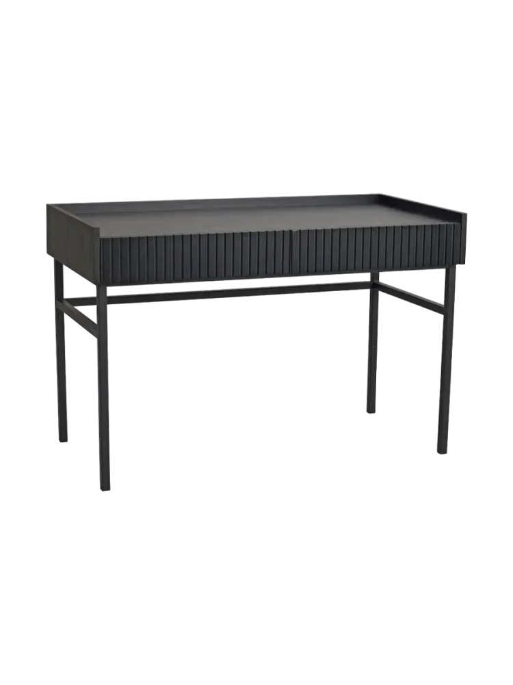 Design Schreibtisch „Halifax“ 120 x 61 cm - Schwarz Rowico