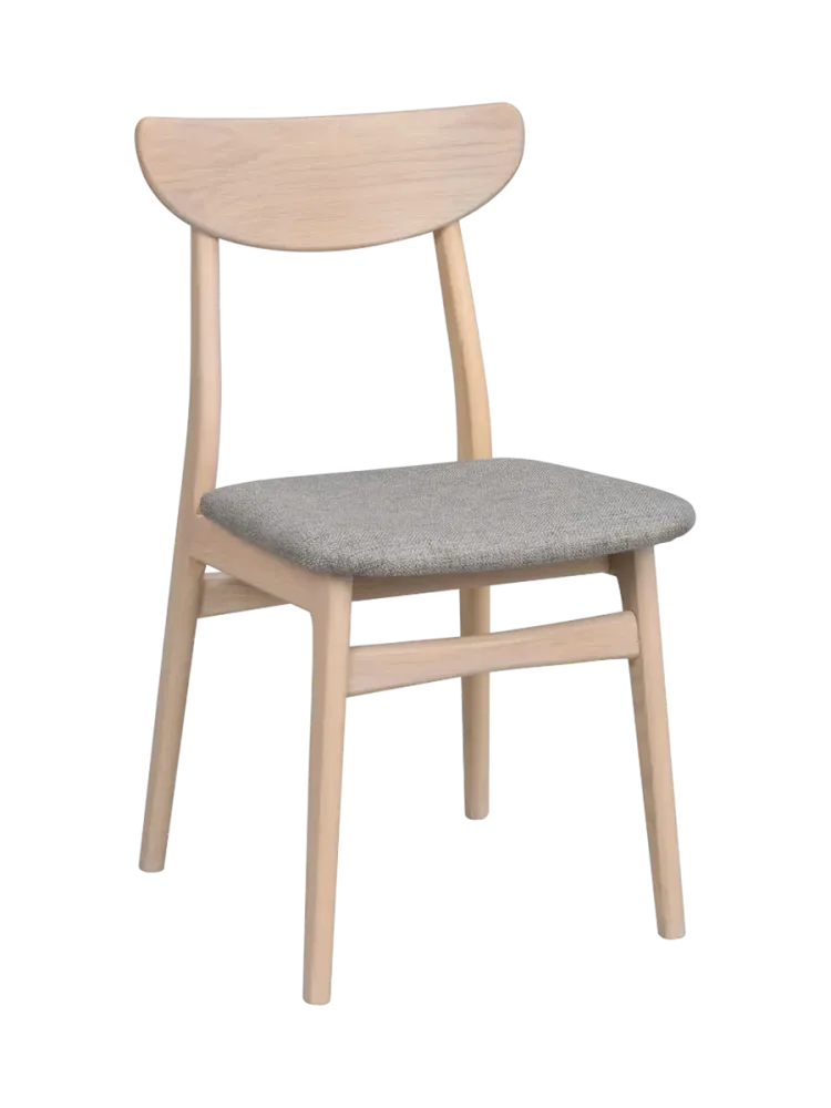 Design Stuhl „Rodham“ aus massivem Eichenholz Rowico