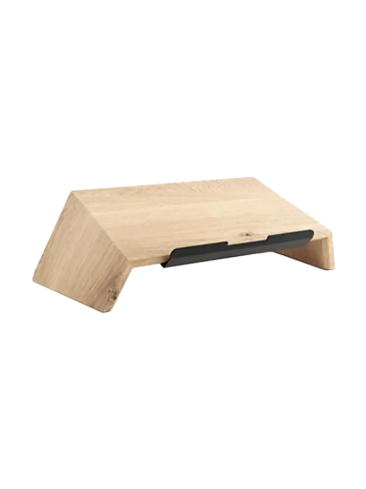 Laptopständer „Wooden“ aus Massivholz Eiche Natural Oakywood
