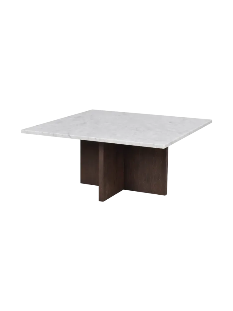 Hochwertiger Marmor Couchtisch „Brooksville“ 90 x 90 cm Rowico