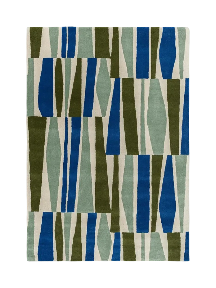 Designer Wollteppich „Saku Olive“ - handgetuftet SCION