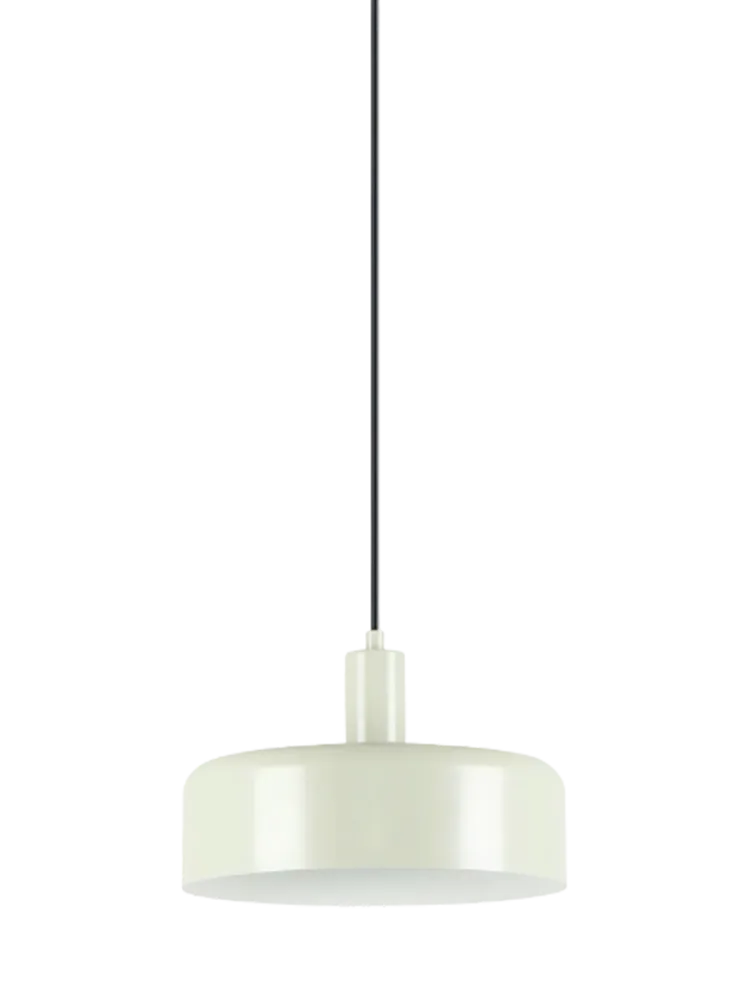 Design Pendellampe „Alessia“ 1-flammig Schwarz, Weiss matt Schuller