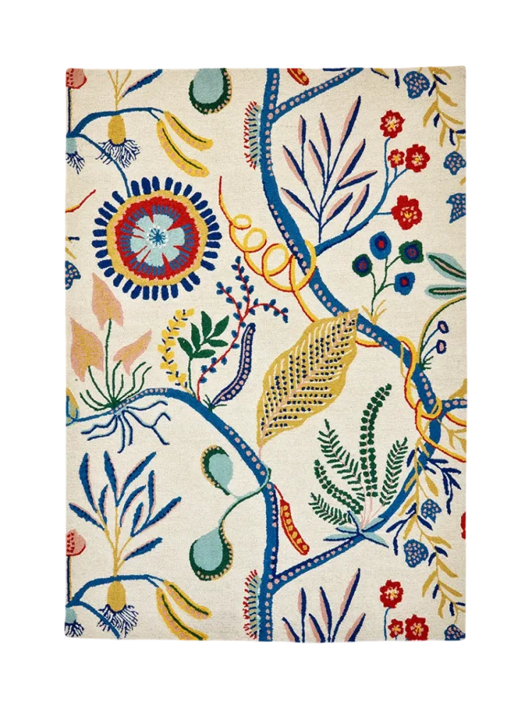 Designer Teppich „Jackfruit and the Beanstalk“ - handgetuftet, aus 100% reiner Schurwolle SCION
