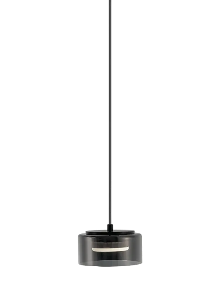 LED Design Hängelampe „Olaia“ 1-flammig Schwarz Schuller