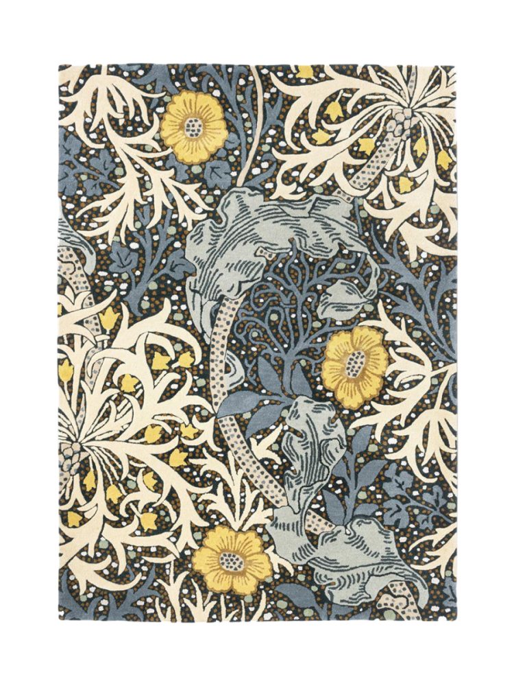 Designer Teppich „Seaweed“ - handgetuftet, aus 97% reiner Schurwolle Morris & Co