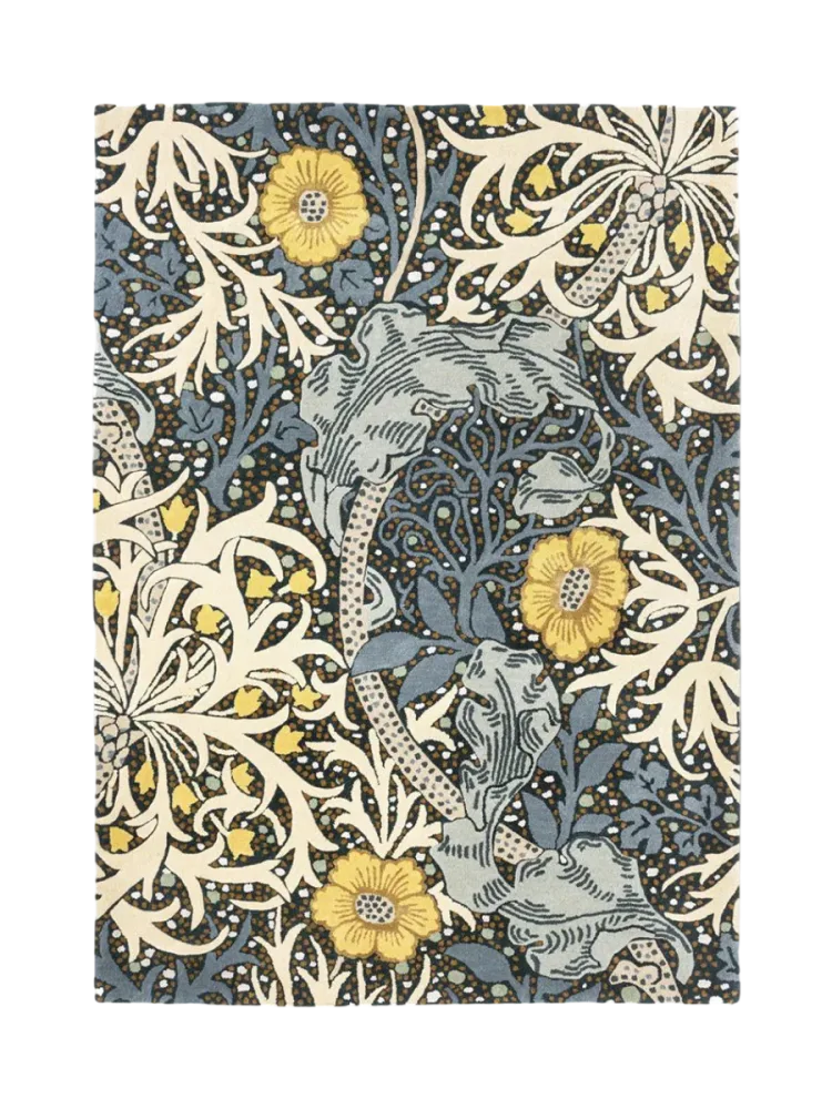 Designer Teppich „Seaweed“ - handgetuftet, aus 97% reiner Schurwolle Morris & Co
