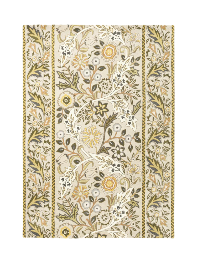 Designer Teppich „Wilhelmina“ - handgetuftet, aus 100% reiner Schurwolle Morris & Co