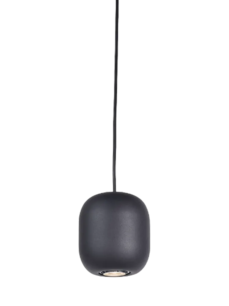 Design Pendellampe „Nimes“, Schwarz, 1-flammig Schuller