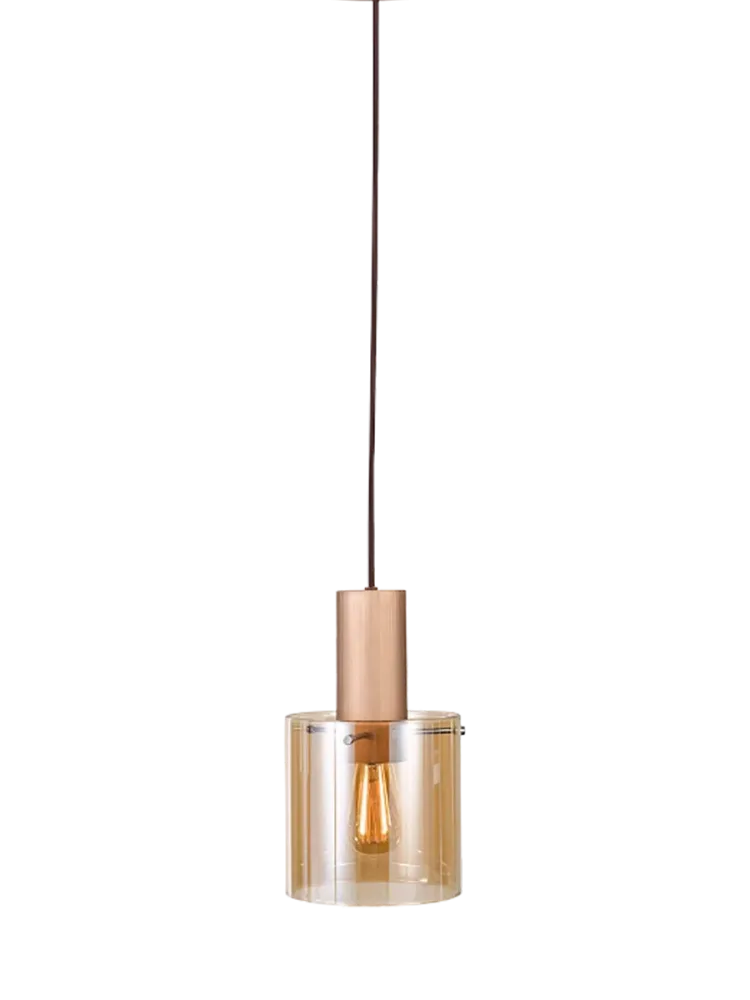 Design Pendellampe „Venize“ 1-flammig Kupfer Schuller