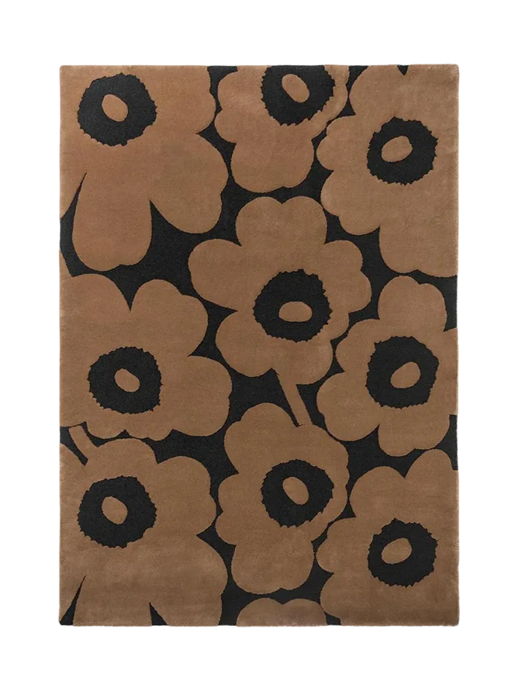 Handgetufteter Designer Teppich „Unikko Multi“ aus 100% Wolle, verschiedene Grössen MARIMEKKO