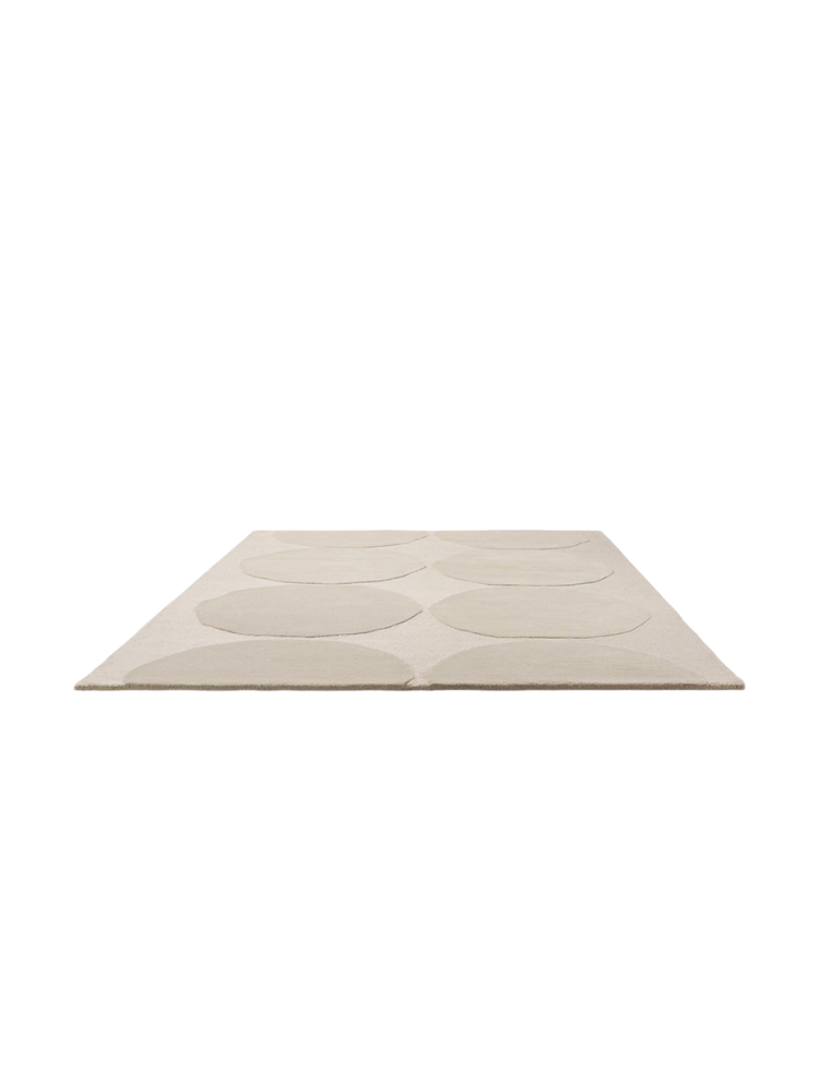 Handgetufteter Designer Teppich „Isot Kivet Natural“ aus 100% Wolle, verschiedene Grössen MARIMEKKO